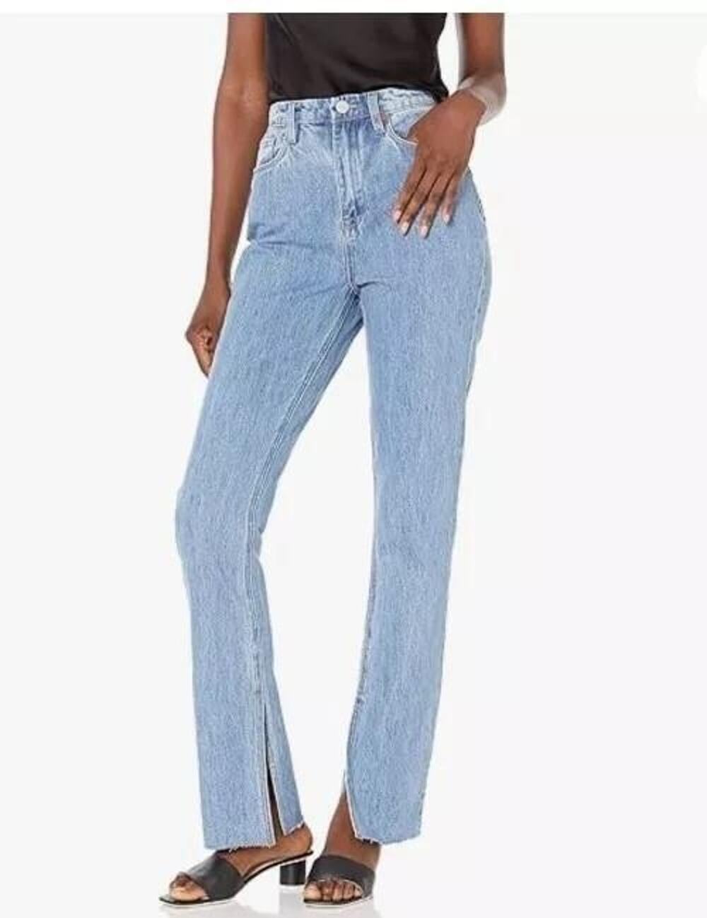 BlankNYC Women's The Cooper Long Slim Straight Leg Jeans Blue NEW ~ Size 26